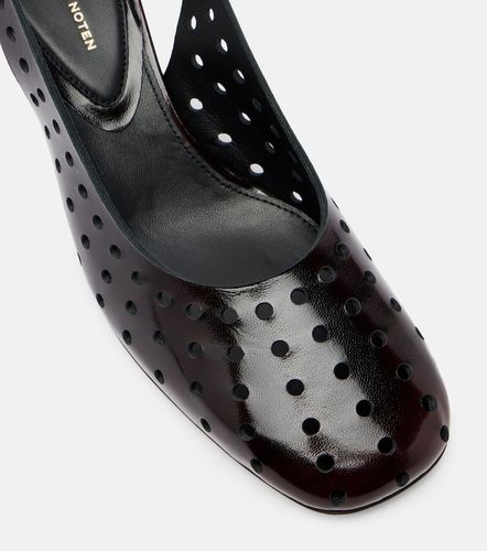 Perforated leather slingback pumps - Dries Van Noten - Modalova