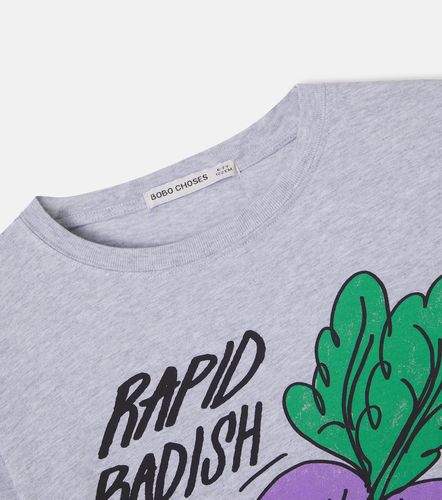 Camiseta Rapid Radish de jersey de algodón - Bobo Choses - Modalova