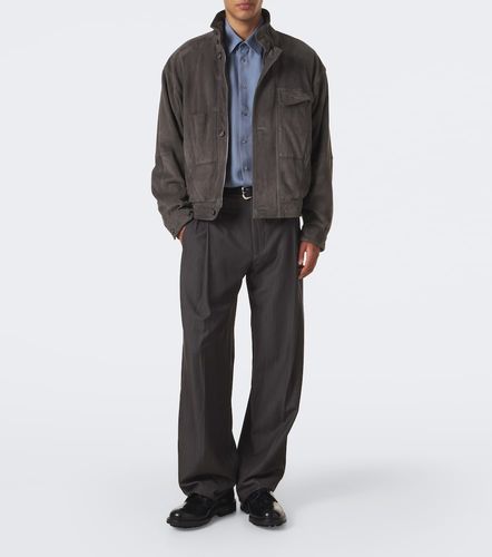 Chevron silk jacquard shirt - Giorgio Armani - Modalova