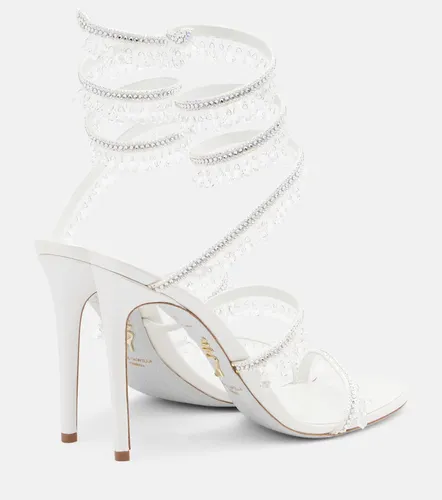 Chandelier embellished satin sandals - Rene Caovilla - Modalova