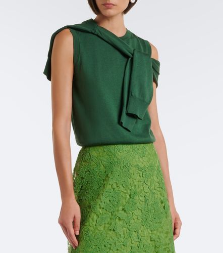 Top en mezcla de seda y algodón - Carolina Herrera - Modalova