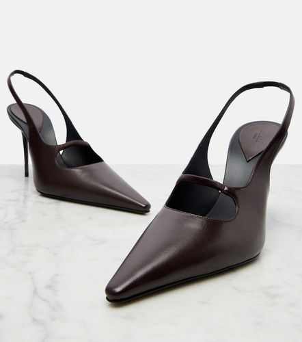 Alaia Drop leather slingback pumps - Alaia - Modalova