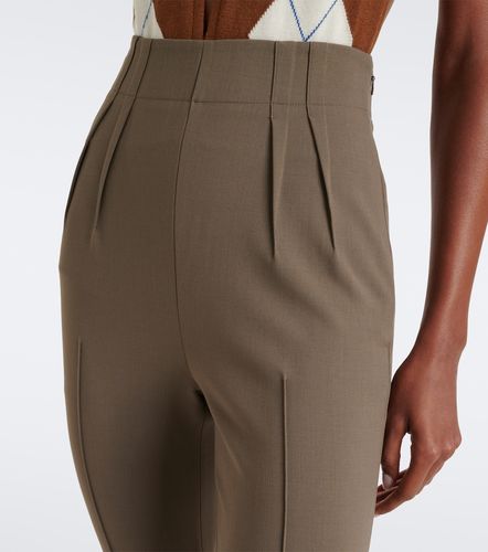 Mugler Wool-blend stirrup leggings - Mugler - Modalova