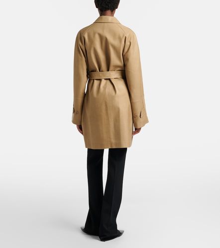 Amaya belted leather car coat - The Row - Modalova