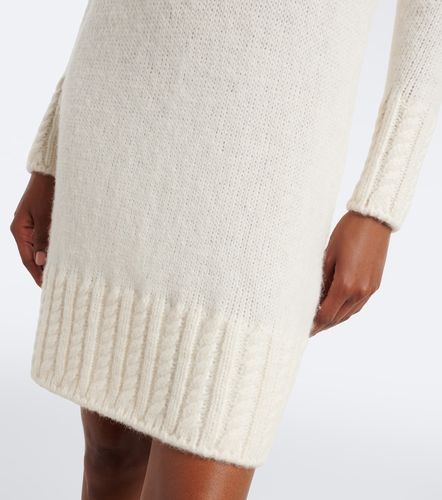 Turtleneck alpaca and wool-blend minidress - Moncler - Modalova