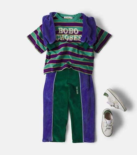 Bebé - camiseta de algodón a rayas - Bobo Choses - Modalova