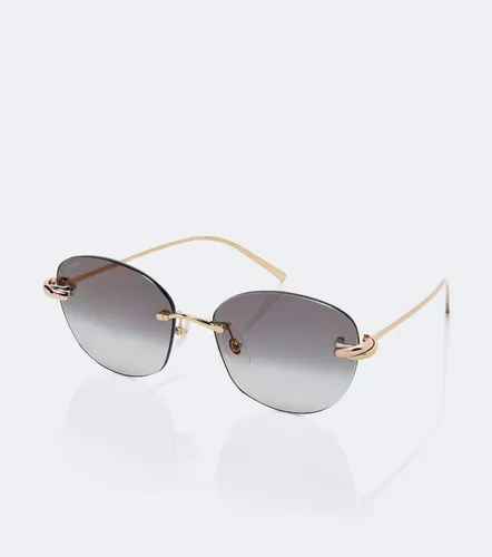 Gafas de sol redondas Trinity De Cartier - Cartier Eyewear Collection - Modalova