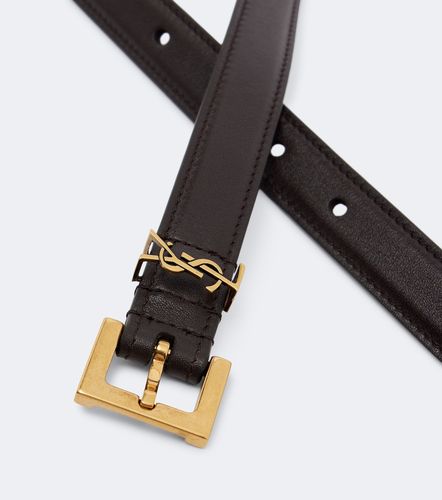 Gürtel Cassandre aus Leder - Saint Laurent - Modalova