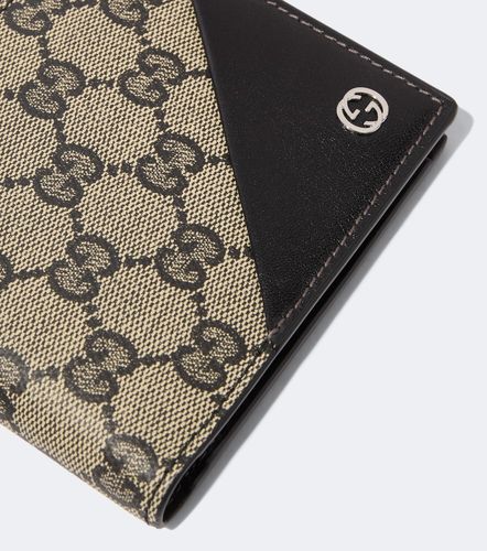 Gucci Cartera bifold de lona con GG - Gucci - Modalova