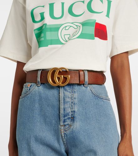 Gucci GG leather belt - Gucci - Modalova