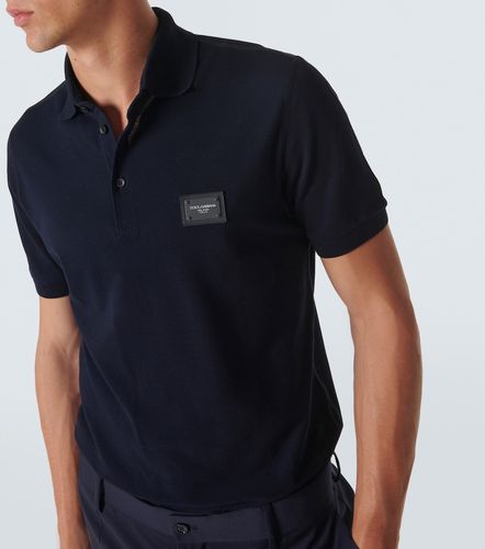 Dolce&Gabbana Polo con placa - Dolce&Gabbana - Modalova