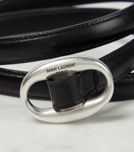 Saint Laurent Slim leather belt - Saint Laurent - Modalova