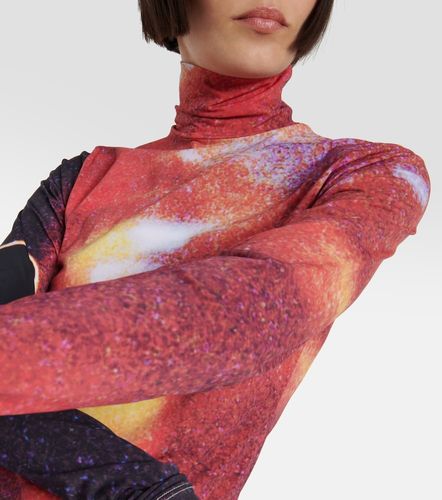 Printed turtleneck top - MM6 Maison Margiela - Modalova