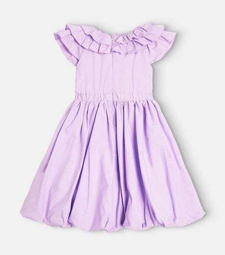 Vestido de algodón con volantes - Monnalisa - Modalova