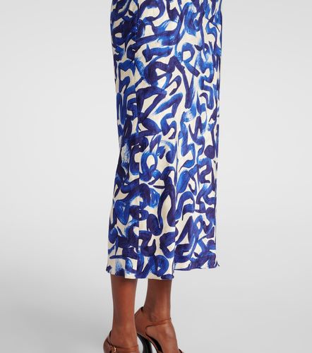 Falda midi estampada - Dries Van Noten - Modalova