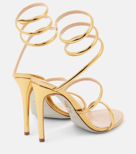 Cleo 105 mirrored leather sandals - Rene Caovilla - Modalova