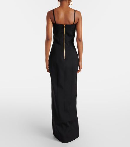 Balmain Wool grain de poudre gown - Balmain - Modalova