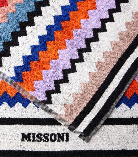 Telo mare Riverbero in cotone a zig zag - Missoni - Modalova