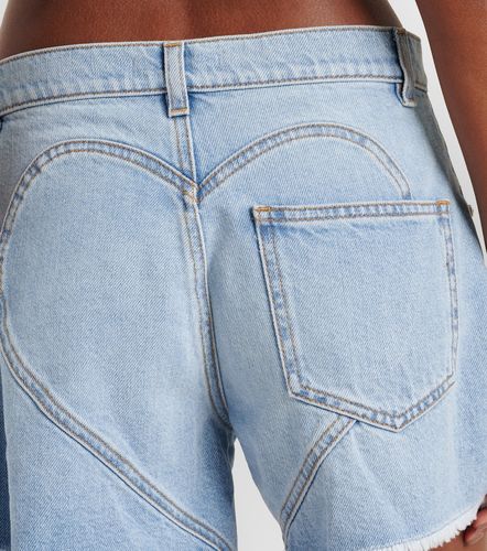 Area Shorts di jeans con cristalli - Area - Modalova