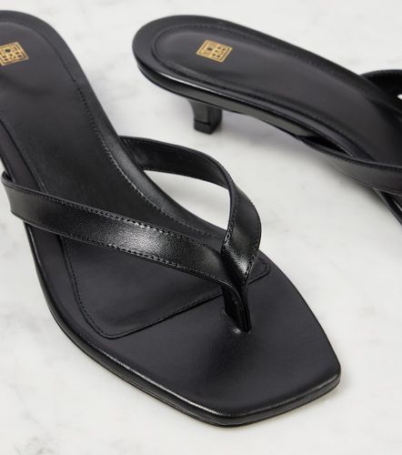 Toteme Leather thong sandals - Toteme - Modalova