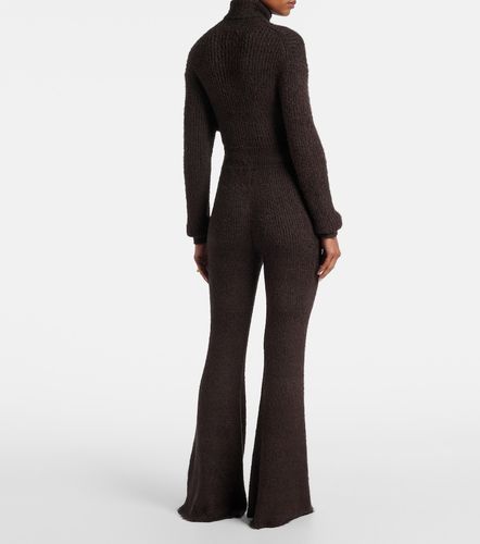 Pantaloni flared in seta e cashmere - Loro Piana - Modalova