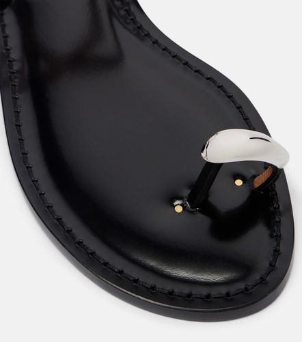 Kigali embellished leather sandals - Amanu - Modalova