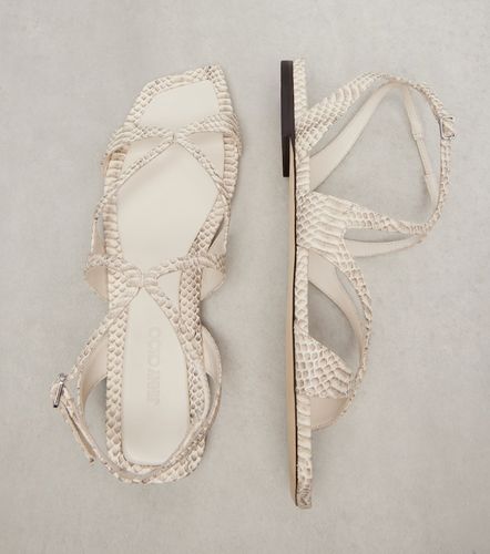 Ayla snake-effect leather sandals - Jimmy Choo - Modalova