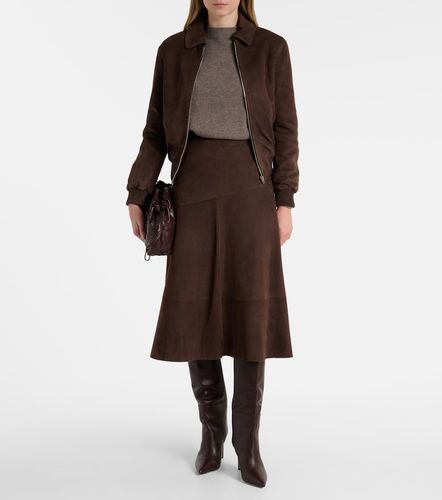 Yves Salomon Suede bomber jacket - Yves Salomon - Modalova