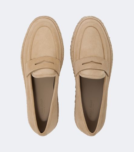 Mocasines de ante con yute - Giorgio Armani - Modalova