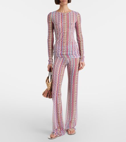 Missoni Zigzag high-rise slim pants - Missoni - Modalova