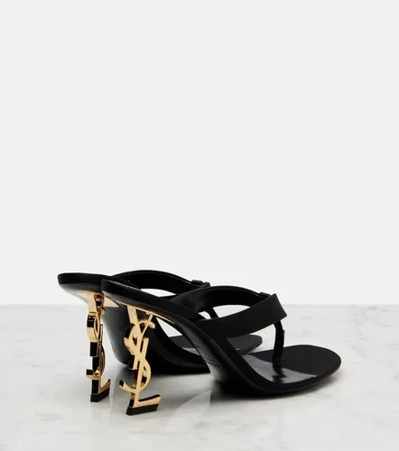 Opyum 85 satin crepe mules - Saint Laurent - Modalova