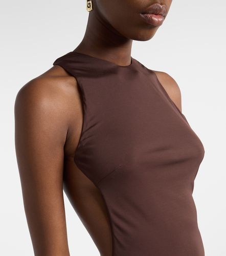 Maha beaded open-back jersey gown - De La Vali - Modalova