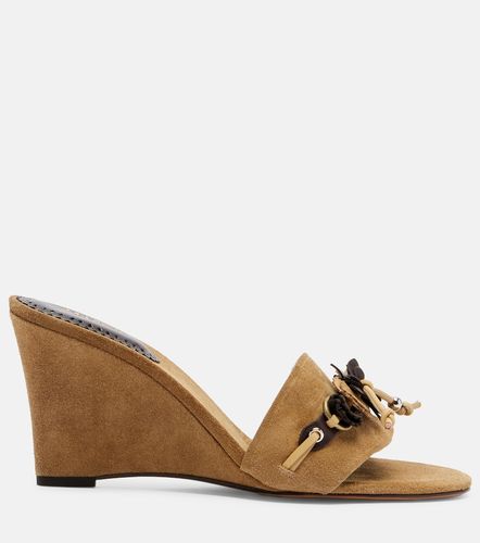 Mules Anee in suede con zeppa - Isabel Marant - Modalova
