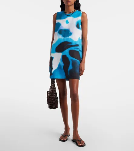 Staud Brea printed linen minidress - Staud - Modalova
