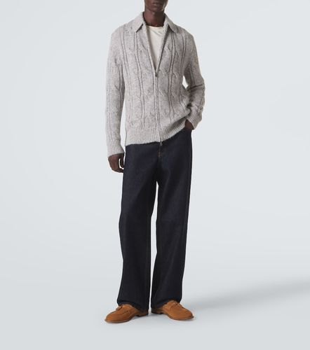 Wool, alpaca and silk-blend zip-up cardigan - Eleventy - Modalova