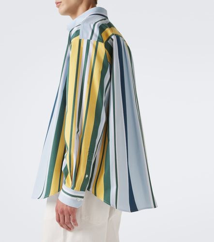 Camisa Double L de sarga de algodón a rayas - Loewe - Modalova