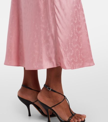 Abito midi Alberta in satin jacquard - Rixo - Modalova