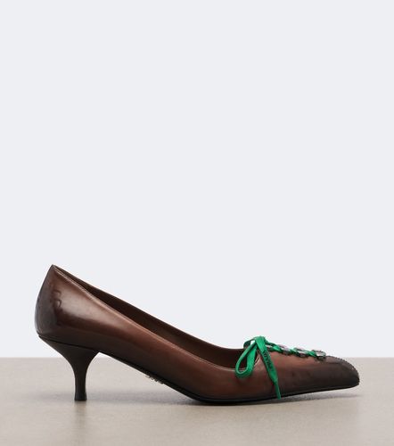 Prada Leather lace-up pumps - Prada - Modalova