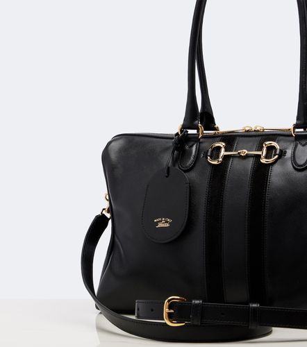 Borsetto Large leather bowling bag - Gucci - Modalova