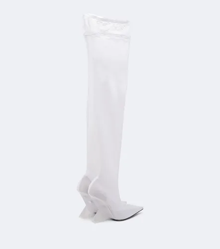 Cheope mesh over-the-knee boots - The Attico - Modalova