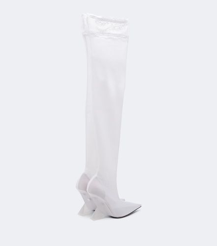 Overknee-Stiefel Cheope aus Mesh - The Attico - Modalova