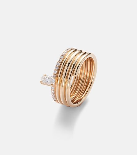 Blast 18kt rose- ring with diamonds - Repossi - Modalova