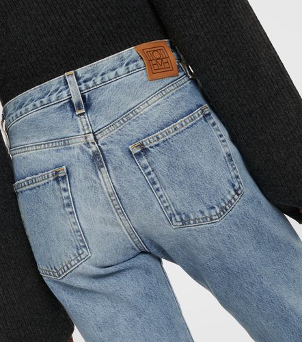 Jeans rectos Twisted Seam de tiro medio - Toteme - Modalova