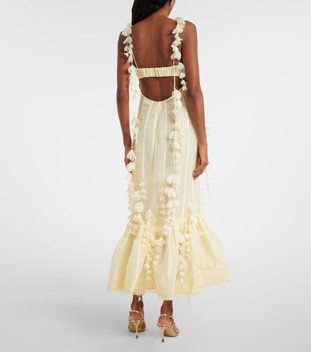 Cocktailkleid Dawning aus Leinen und Seide - Zimmermann - Modalova