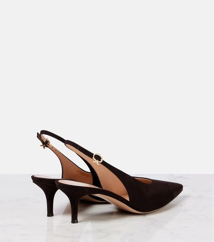 Robbie 55 suede slingback pumps - Gianvito Rossi - Modalova