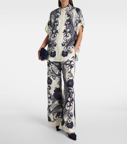 Alémais Camisa Mickey de lino estampada - Alemais - Modalova