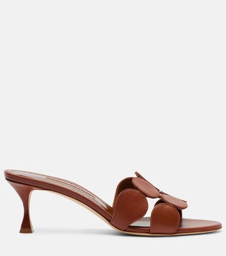 Haribalmu 50 leather mules - Manolo Blahnik - Modalova