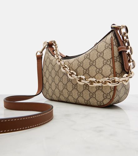 Borsa GG Emblem Small in canvas - Gucci - Modalova