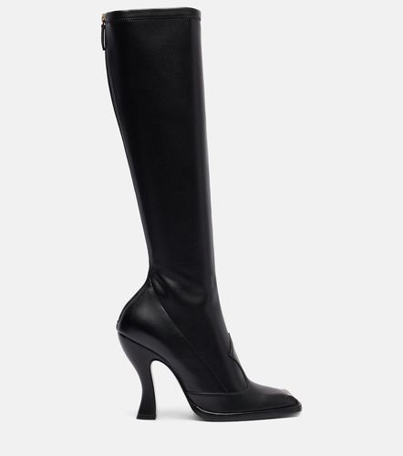 Studded leather knee-high boots - Etro - Modalova