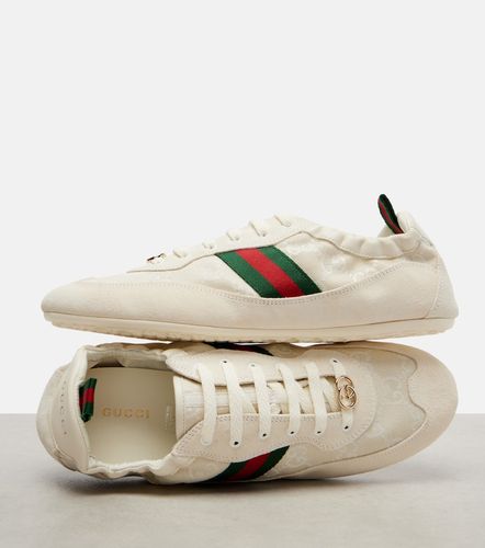 Sneakers Shift in canvas con suede - Gucci - Modalova